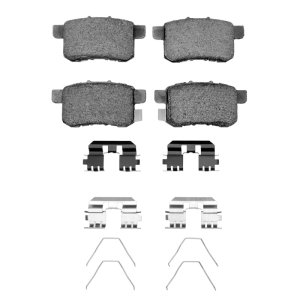 Acura TSX Brake Pads - Rear - R1 Concepts - Ceramic - `08-`17